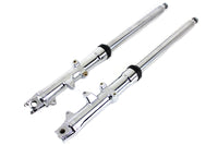 HARLEY 41mm Fork Slider Assembly with Chrome Sliders Fits 1980-1983 FX,
