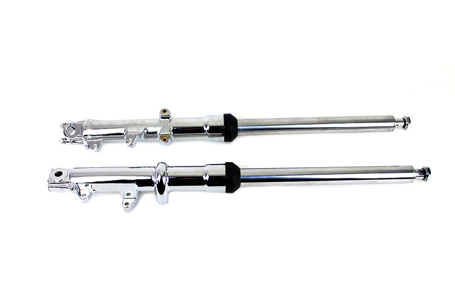 HARLEY 41mm Fork Slider Assembly with Chrome Sliders Fits 1980-1983 FX,