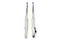 HARLEY 41mm Fork Slider Assembly with Chrome Sliders Fits 1973-1984 FLH,