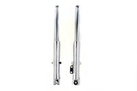 HARLEY 41mm Fork Slider Assembly with Chrome Sliders Fits 1973-1984 FLH,