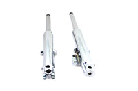 HARLEY 41mm Fork Slider Assembly with Chrome Sliders Fits 1973-1984 FLH,