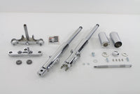 HARLEY Fork Assembly with Chrome Sliders Stock Length Fits 2000-2006 FLST,