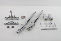 HARLEY Fork Assembly with Chrome Sliders Stock Length Fits 2000-2006 FLST,