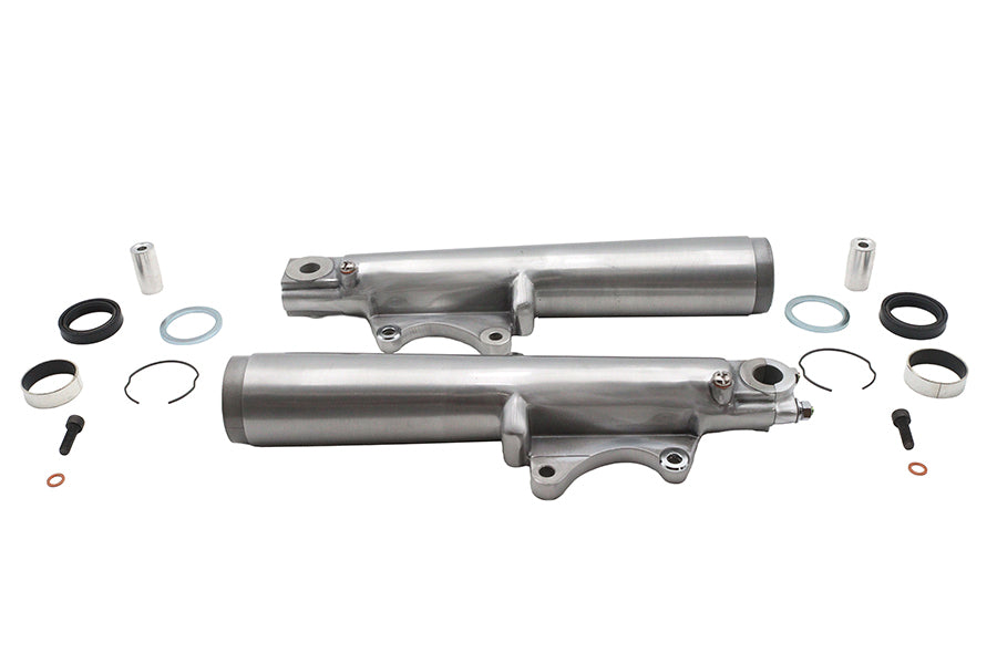 HARLEY Polished 41mm Fork Slider Set Fits 1986-1999 FLT,   1986-1999 FLHT,