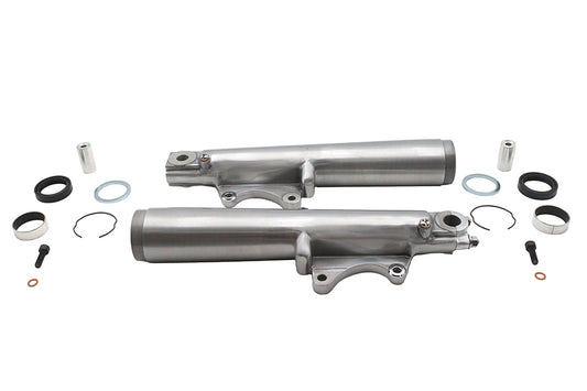 HARLEY Polished 41mm Fork Slider Set Fits 1986-1999 FLT,   1986-1999 FLHT,