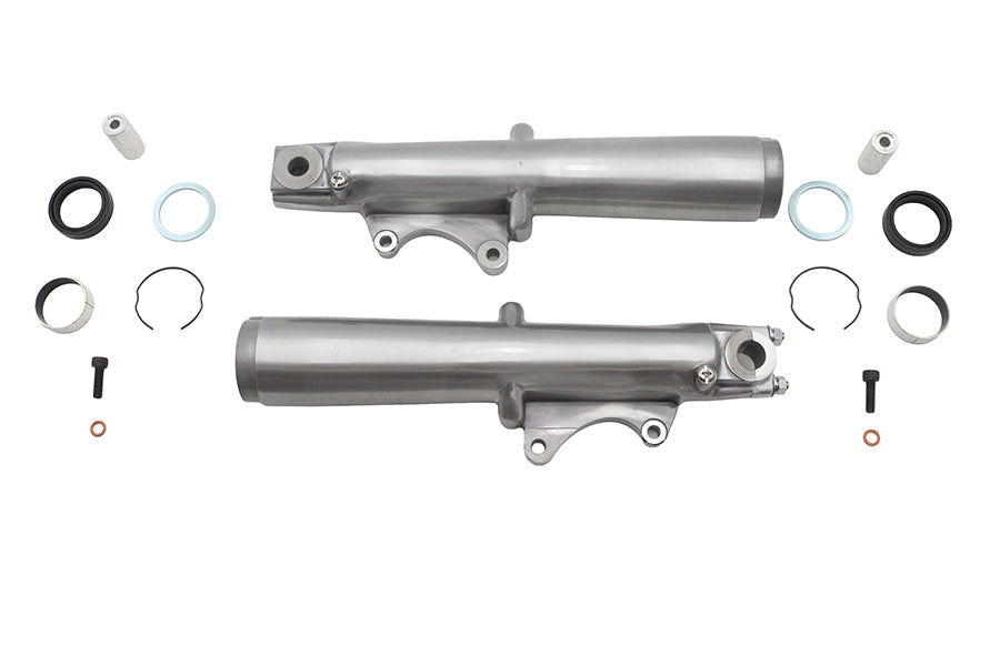 HARLEY Polished 41mm Fork Slider Set Fits 1986-1999 FLT,   1986-1999 FLHT,
