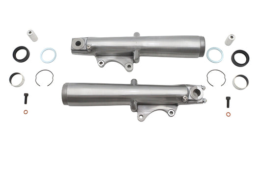 HARLEY Polished 41mm Fork Slider Set Fits 1986-1999 FLT,   1986-1999 FLHT,