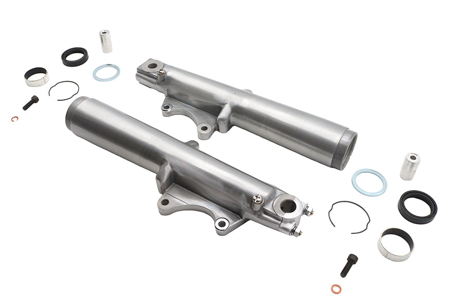 HARLEY Polished 41mm Fork Slider Set Fits 1986-1999 FLT,   1986-1999 FLHT,