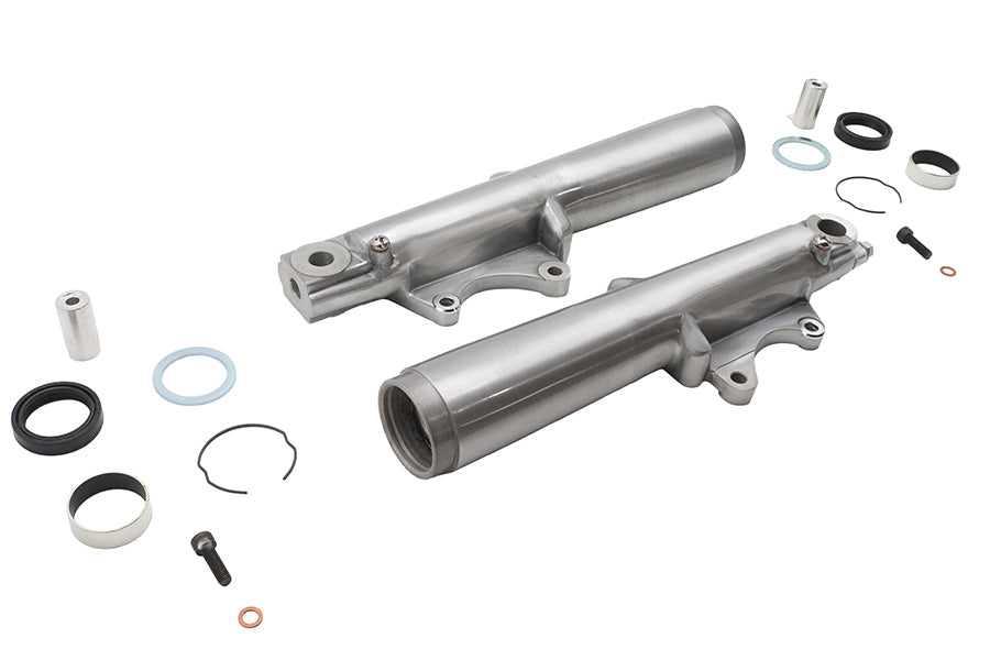 HARLEY Polished 41mm Fork Slider Set Fits 1986-1999 FLT,   1986-1999 FLHT,