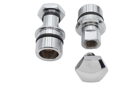 HARLEY Fork Tube Plug Kit Upper and Lower Fits 1977-1984 FL,   1984-2012 FXST,   1984-UP FLST,   198