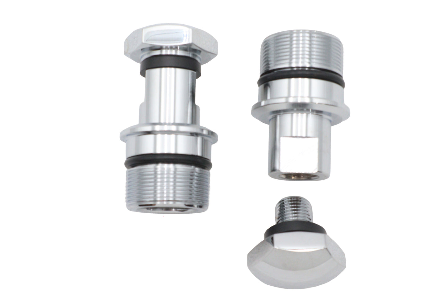 HARLEY Fork Tube Plug Kit Upper and Lower Fits 1977-1984 FL,   1984-2012 FXST,   1984-UP FLST,   198