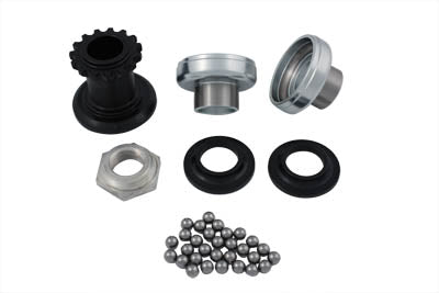 HARLEY 45 Neck Cup Kit Ball Bearing fits 1939-1957 G, for 7/8 Stem Spring Forks" 1939-1952 WL, for 7/8 Stem Spring Forks"