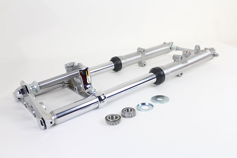 HARLEY 41mm Wide Glide Fork Assembly with Polished Sliders Fits 1952-1981 XL,