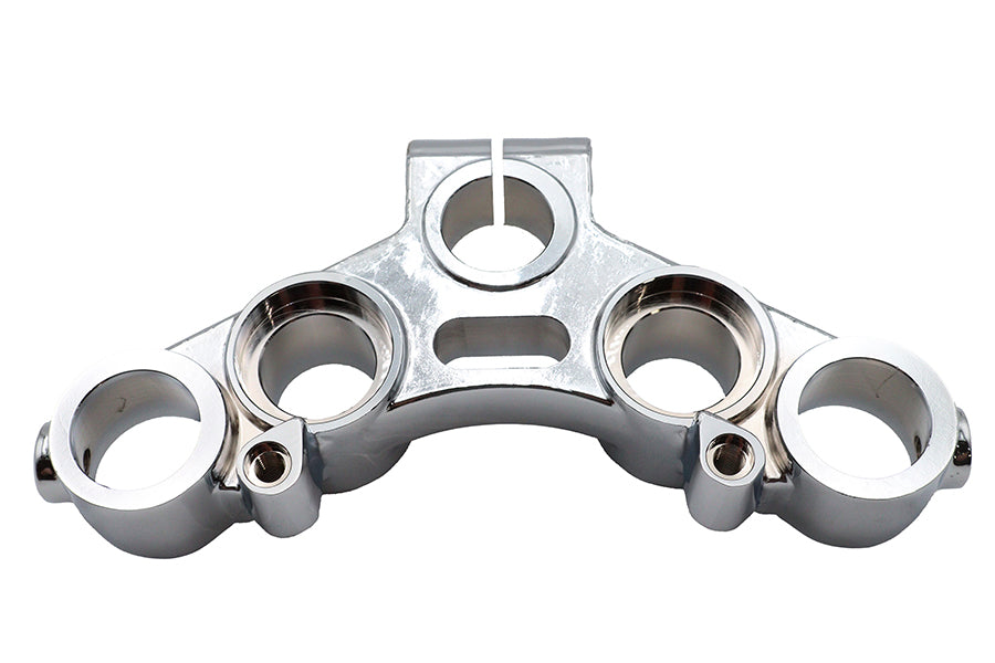 HARLEY Top Triple Tree Chrome Fits 1973-1987 XL,   1973-1984 FX,   1982-1987 FXR,   1982-1987 FXR,