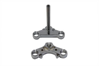 HARLEY Replica Triple Tree Set Chrome fits 2004-2013 XL, except XL 883L