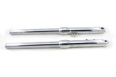 HARLEY 49mm Fork Slider Assembly with Chrome Sliders Fits 2006-2017 FXDWG,