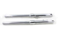 HARLEY 49mm Fork Slider Assembly with Chrome Sliders Fits 2006-2017 FXDWG,