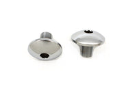 HARLEY Fork Tube Allen Cap Set Domed Style Fits 1977-1984 FL,   1984-UP FXST,   1986-UP FLST,   1980