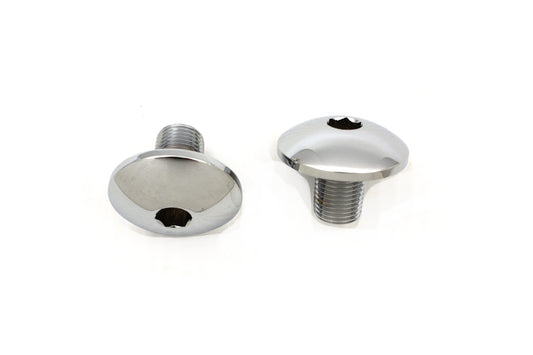 HARLEY Fork Tube Allen Cap Set Domed Style Fits 1977-1984 FL,   1984-UP FXST,   1986-UP FLST,   1980