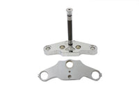 HARLEY 5° Inverted Triple Tree Set Ball Milled Billet Fits 1949-1984 FLH,   1984-1999 FXST,