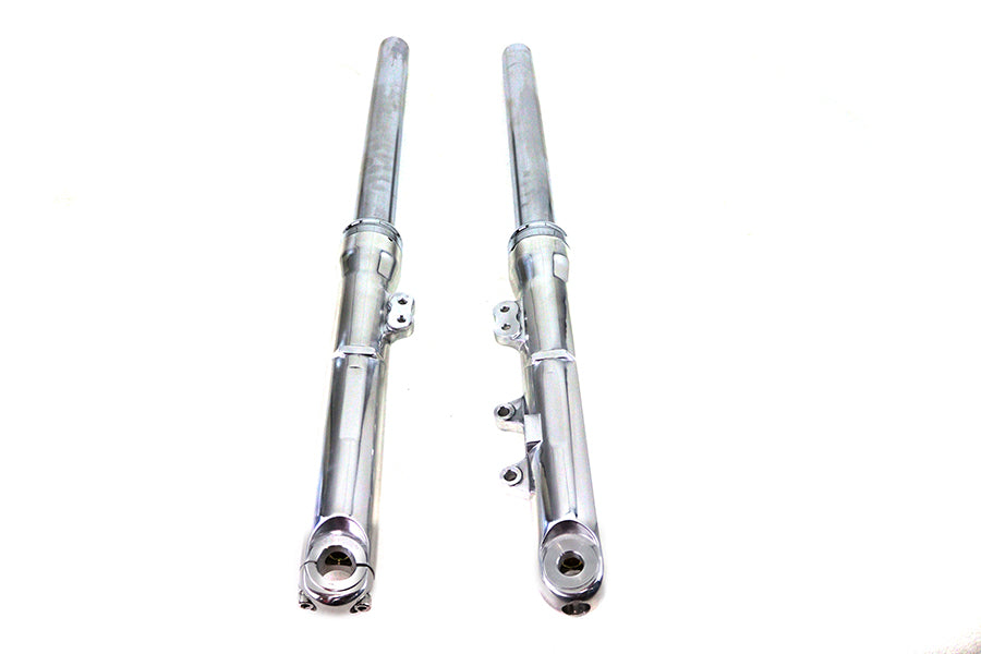 HARLEY 49mm Fork Slider Assembly with Polished Sliders Fits 2006-2017 FXDWG,
