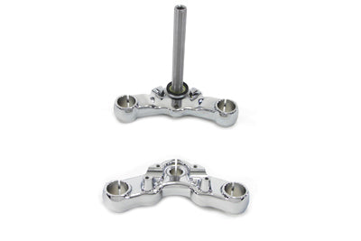 HARLEY Chrome Triple Tree Kit Fits 2011-UP XL, 1200 Forty-Eight" Model"
