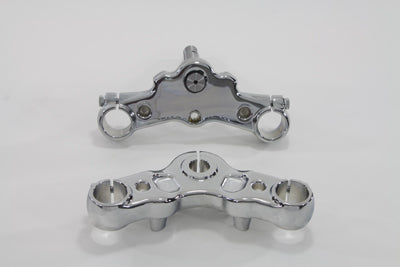 HARLEY Chrome Triple Tree Kit Fits 2011-UP XL, 1200 Forty-Eight" Model"