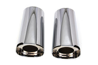 HARLEY Chrome Fork Slider Cover Set Fits 2014-UP FLT,