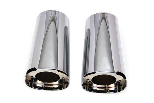 HARLEY Chrome Fork Slider Cover Set Fits 2014-UP FLT,
