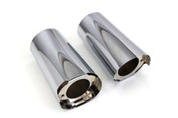 HARLEY Chrome Fork Slider Cover Set Fits 2014-UP FLT,