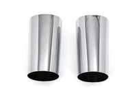 HARLEY Chrome Fork Slider Cover Set Fits 2014-UP FLT,