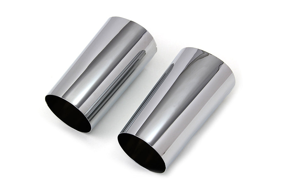 HARLEY Chrome Fork Slider Cover Set Fits 2014-UP FLT,