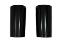 HARLEY Black Fork Slider Cover Set Fits 2014-UP FLT,