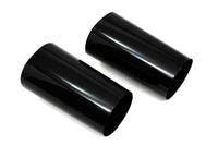 HARLEY Black Fork Slider Cover Set Fits 2014-UP FLT,
