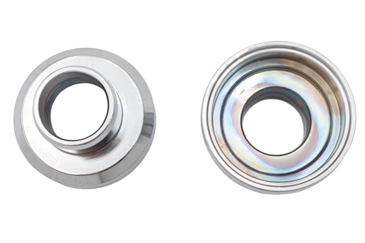 HARLEY Chrome Fork Neck Cup Set Fits 1960-1984 FL,   1984-1987 FXST,   1986-1987 FLST,