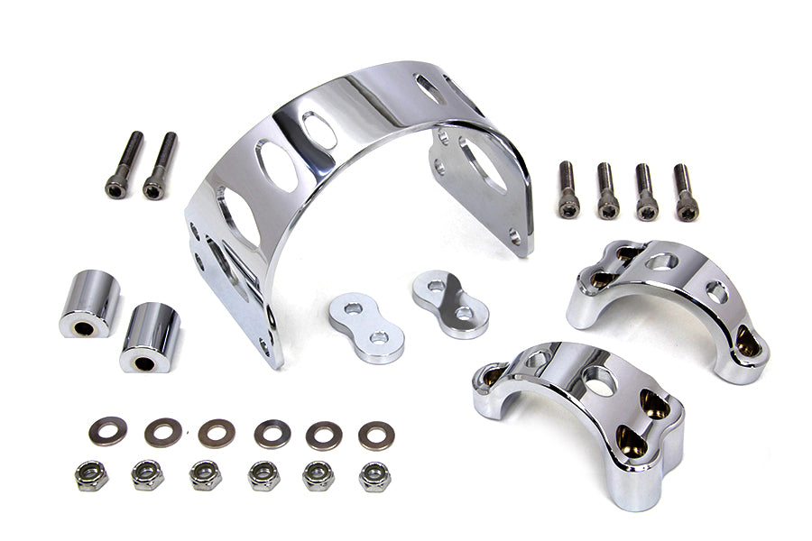 HARLEY 49mm Chrome Tomahawk Front Fork Brace Fits 2006-2017 FXD,