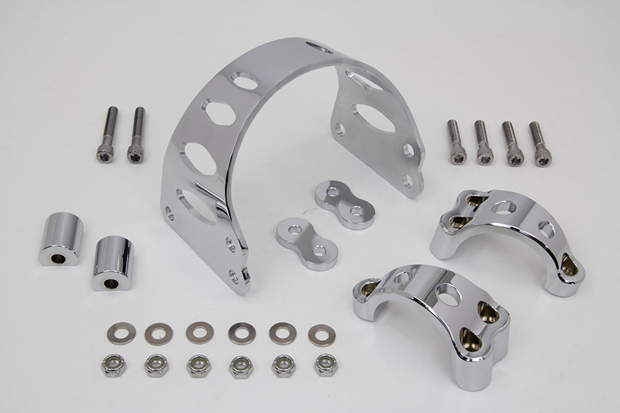 HARLEY 49mm Chrome Tomahawk Front Fork Brace Fits 2006-2017 FXD,