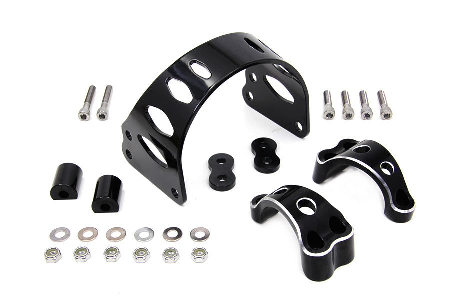HARLEY 49mm Black Tomahawk Front Fork Brace Fits 2006-2017 FXD,