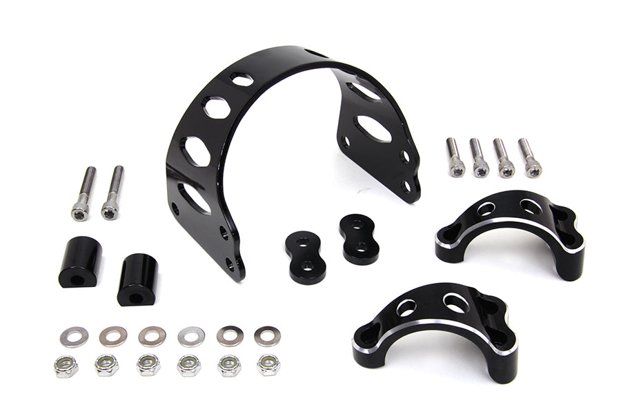 HARLEY 49mm Black Tomahawk Front Fork Brace Fits 2006-2017 FXD,