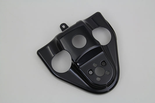 HARLEY Handlebar Riser Cover Gloss Black fits 2014-UP FLHR,