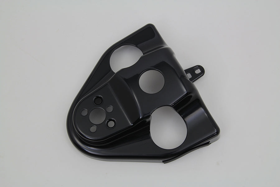 HARLEY Handlebar Riser Cover Gloss Black fits 2014-UP FLHR,