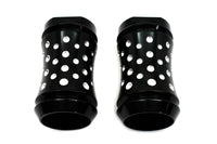 HARLEY Black Fork Slider Cover Set Agostinni Style Fits 1949-1984 FL,   1980-UP FLT,   1980-UP FLT,