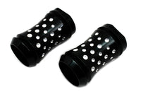 HARLEY Black Fork Slider Cover Set Agostinni Style Fits 1949-1984 FL,   1980-UP FLT,   1980-UP FLT,
