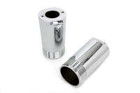 HARLEY Chrome Fork Slider Cover Set Tapered Style fits 1949-1984 FL,  1980-2013 FLT,  1980-2013 FLT,  1986-UP FLST,