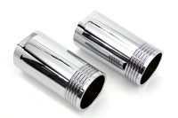 HARLEY Chrome Fork Slider Cover Set Tapered Style fits 1949-1984 FL,  1980-2013 FLT,  1980-2013 FLT,  1986-UP FLST,