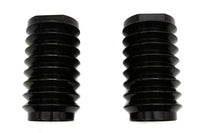 HARLEY Black Fork Slider Cover Set Bellowed Style Fits 1949-1984 FL,   1980-2013 FLT,   1980-2013 FL