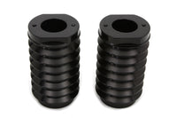 HARLEY Black Fork Slider Cover Set Bellowed Style Fits 1949-1984 FL,   1980-2013 FLT,   1980-2013 FL