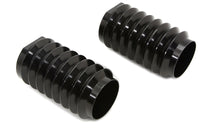 HARLEY Black Fork Slider Cover Set Bellowed Style Fits 1949-1984 FL,   1980-2013 FLT,   1980-2013 FL