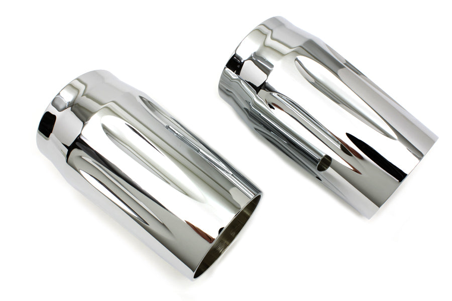 HARLEY Chrome Fork Slider Cover Set Fits 2014-UP FLT,