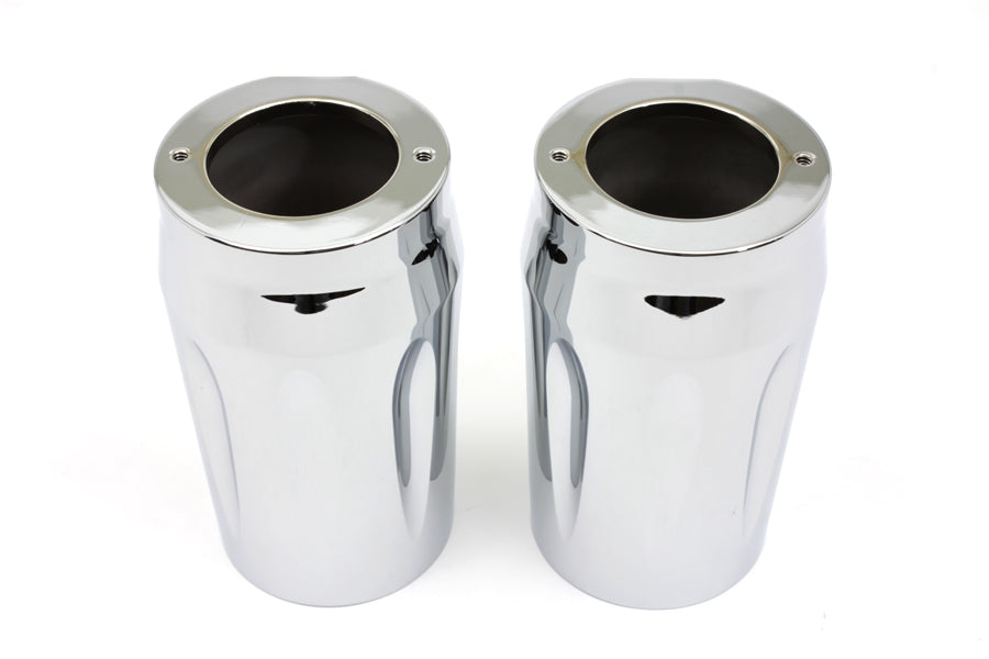 HARLEY Chrome Fork Slider Cover Set Fits 2014-UP FLT,
